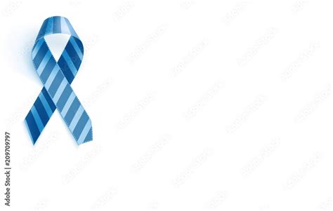 Prostate Cancer Blue Awareness Ribbon Background. Prostate cancer ...