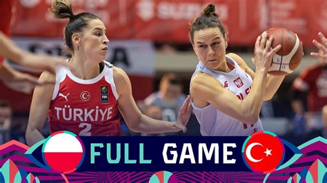 Poland V Turkey Full Basketball Game FIBA Women S EuroBasket 2023