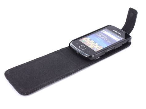 Carbon Leather Case Samsung Galaxy Gio S