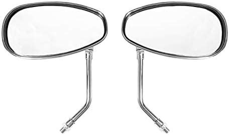 Amazon Mzs Motorcycle Mirrors Chrome Universal Mm Mm Rear