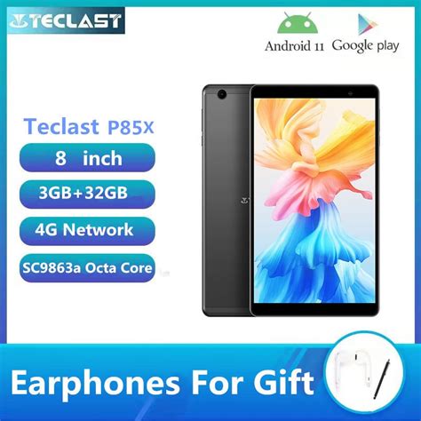 Światowa premiera teclast p85x android 11 tablet 8 cal 3gb ram 32gb