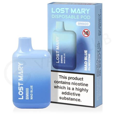 Vaper Lost Mary Mad Blue Con Nicotina Vapertop