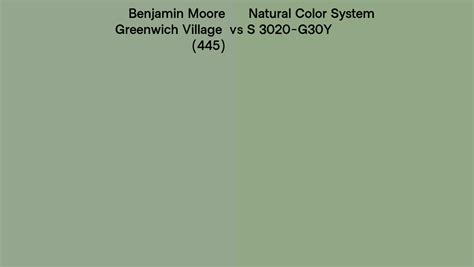 Benjamin Moore Greenwich Village 445 Vs Natural Color System S 3020