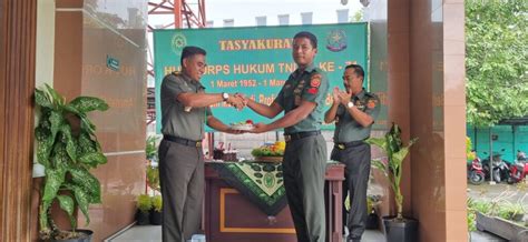 Tasyakuran Hut Korps Hukum Tni Ad Ke 71 Pengadilan Militer Iii 12