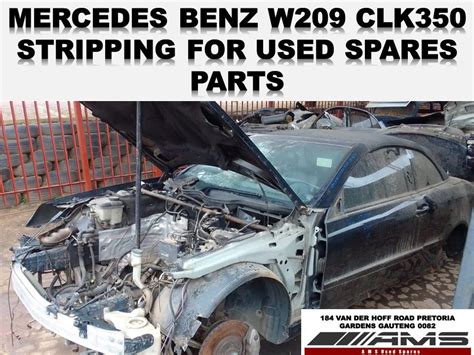 Mercedes Benz W Clk Stripping Breaking For Used Spares Pretoria