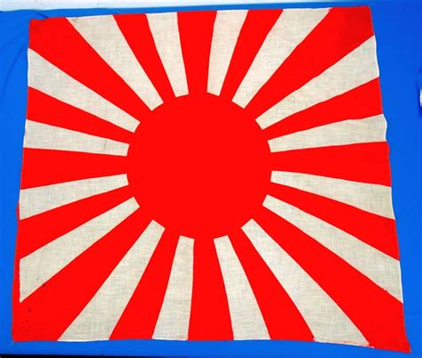 WWII Japanese Army Rising Sun Flag – Griffin Militaria