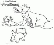 Coloriage Duchesse Berlioz Marie Toulouse Aristochats Dessin