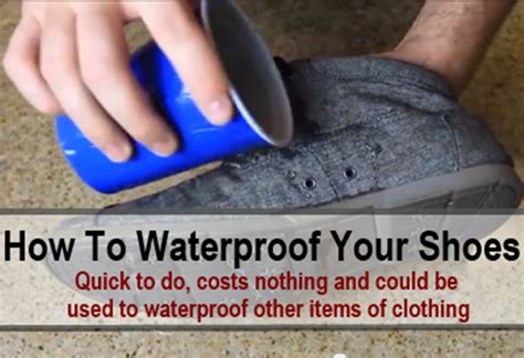 DIY How To Waterproof Your Shoes - DIY Craft Projects