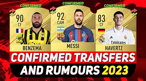 Fifa New Confirmed Transfers Rumours Ft Messi Benzema