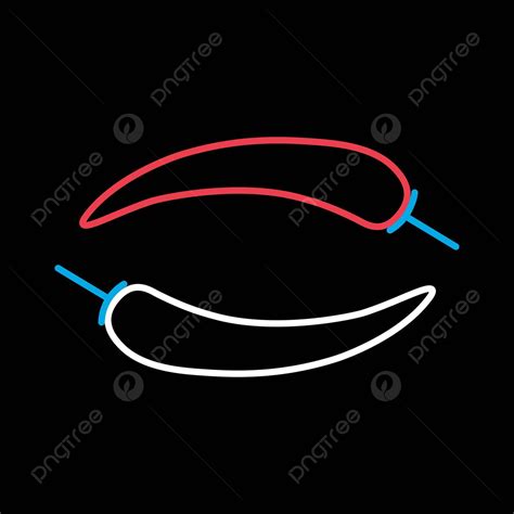 Red Hot Chili Peppers Vector Icon Vegetable Organic Design Mexican