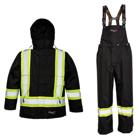 Viking® 3907fr Series Black Professional Journeyman 300d Fr Rain Suit