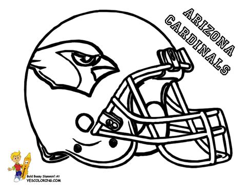arizonacardinalsfootballcoloringatcoloring pages book  kids