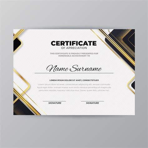 Free Vector | Modern diploma template