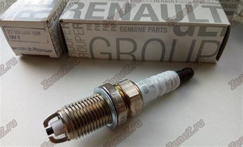 Свеча зажигания 1.6 на Рено Логан 2014-, 7700500168 renault 7700500168