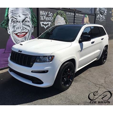 Jeep Wrapped In Satin Pearl White Vinyl Vinyl Wrap 3m And Avery Dennison Vinyl Wrap Cars