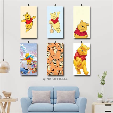 Jual DEKORASI KAMAR BAYI KARTUN WINNIE THE POOH WALLPAPER 15X30 XJRPK