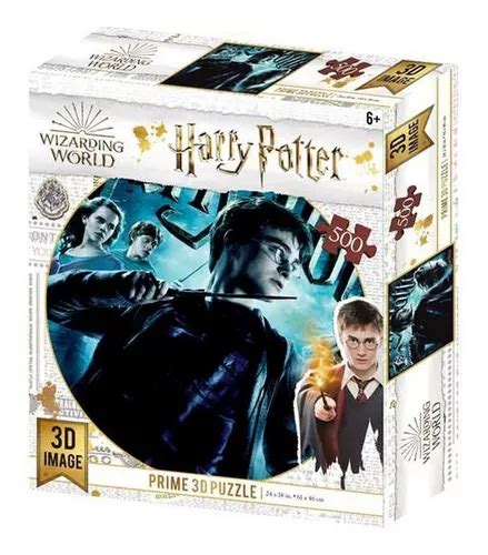 Puzzle Efecto 3d Harry Potter Gryffindor Prime 3d 500 Piezas Cuotas