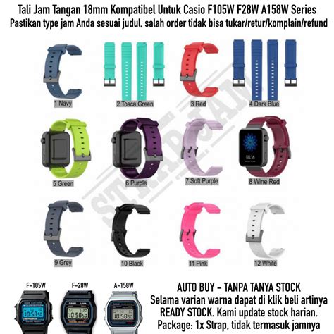 Jual Xmw Tali Jam Casio F W F W A W F W F W A W Strap