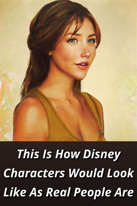 Artist Imagines What Real Life Disney Characters Would Look Like And It