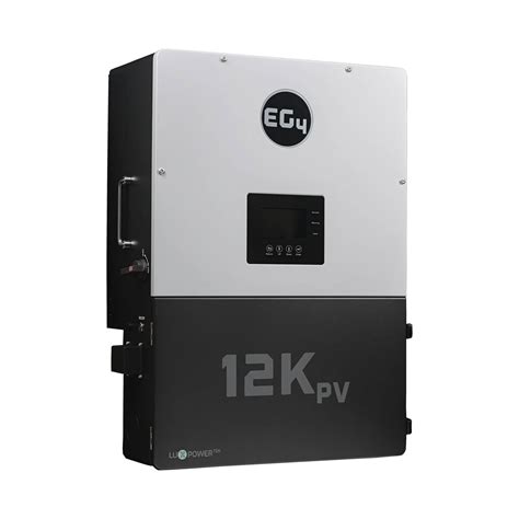 Complete Hybrid Solar Kit With Eg4 12kpv Inverter And Battery