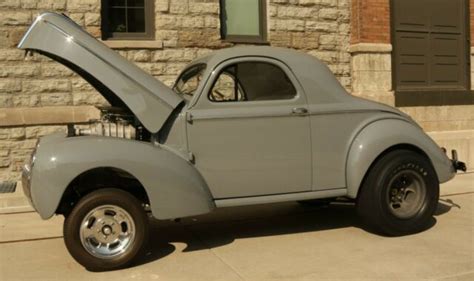 1941 Willys Coupe Gasser Americar Hot Rod Original All Steel Classic Willys 441 1941 For Sale