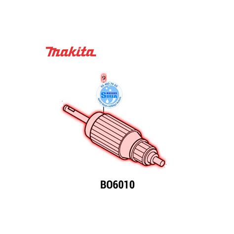 Inducido Original Makita Bo