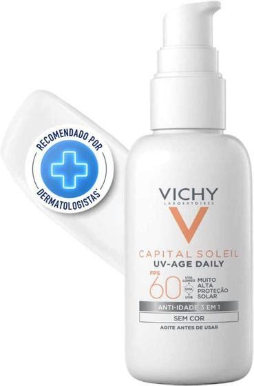 Protetor Solar Facial Vichy Capital Soleil Uv Age Fps 60 40g Protetor