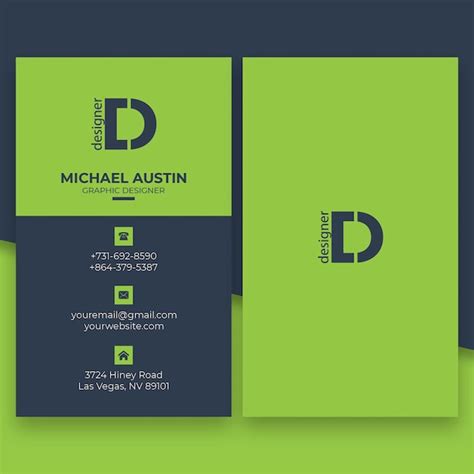 Premium PSD | Psd business card template