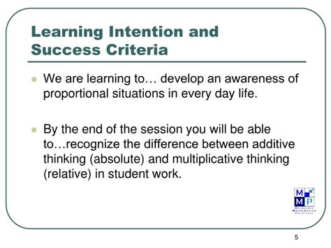 Ppt Moving From Additive To Multiplicative Thinking The Road To