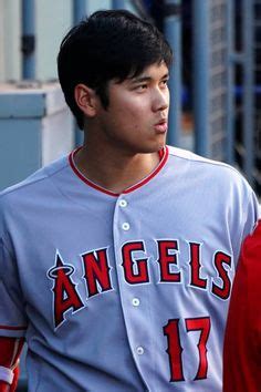 Shohei Ohtani of the Los Angeles Angels of Anaheim looks on during ...