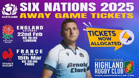 Nations Home Away Tickets Update Highland Rugby Club