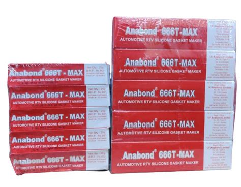 Red Anabond T Max Automotive Rtv Gasket Maker Packaging Type G