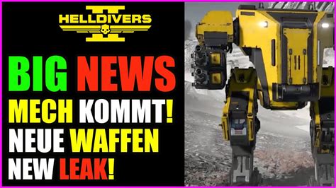 Helldivers 2Big NEWS Mech KommtNeuer Content Updates Tipps Tricks