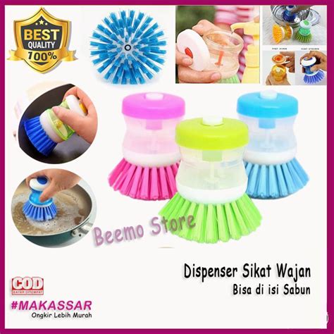 Jual Alat Sikat Panci Dispenser Tempat Sabun Cair Dapur Cuci Piring