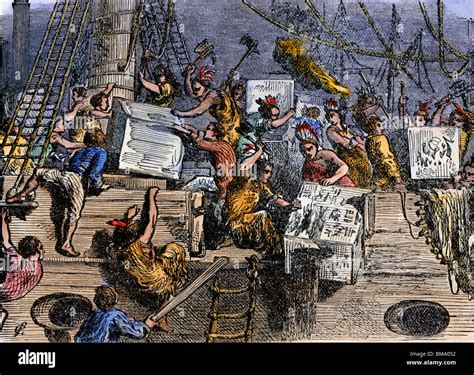 Boston Tea Party 1773 High Resolution Stock Photography and Images - Alamy