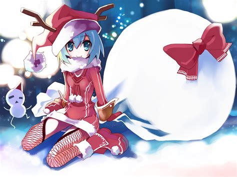 Christmas Cirno Hat Touhou Ushiki Yoshitaka Konachan