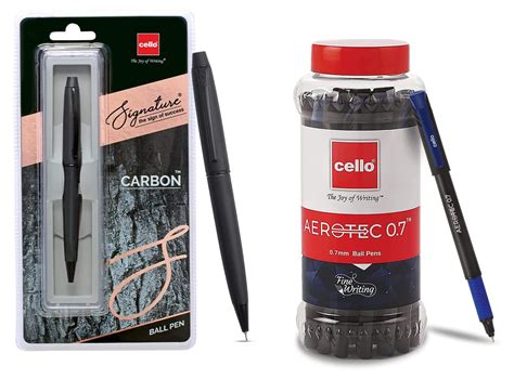 Cello Signature Carbon Ball Pen Cello Aerotec Ball Pens Amazon In