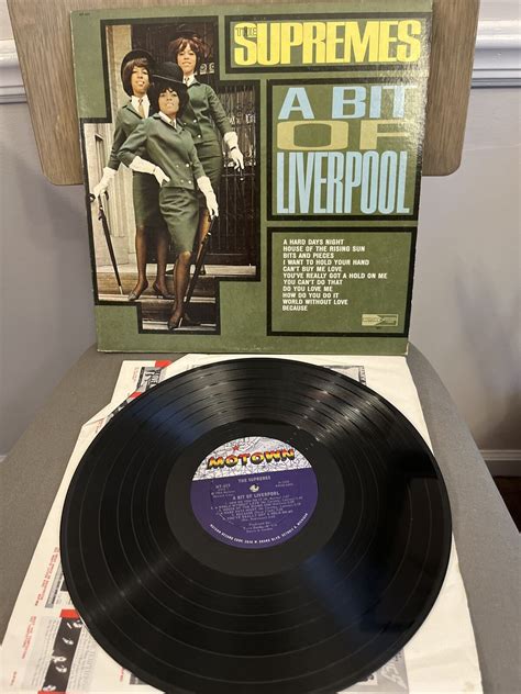 The Supremes A Bit Of Liverpool Vinyl LP Album 1964 Motown Records MT