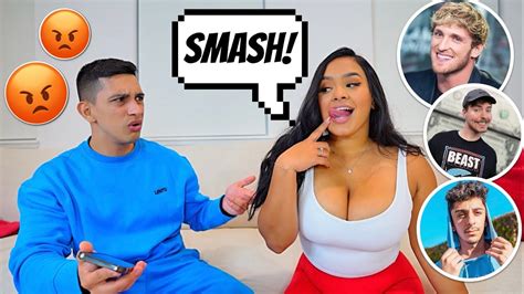 Youtuber Smash Or Pass With Girlfriend Almost Broke Up Youtube