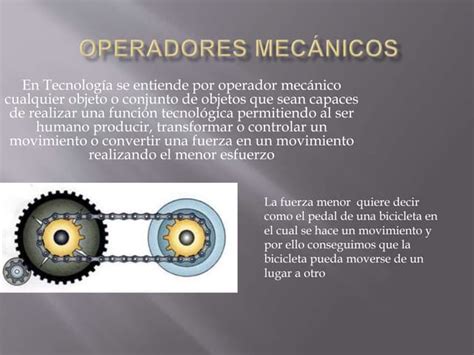 Operadores Mecánicos Ppt