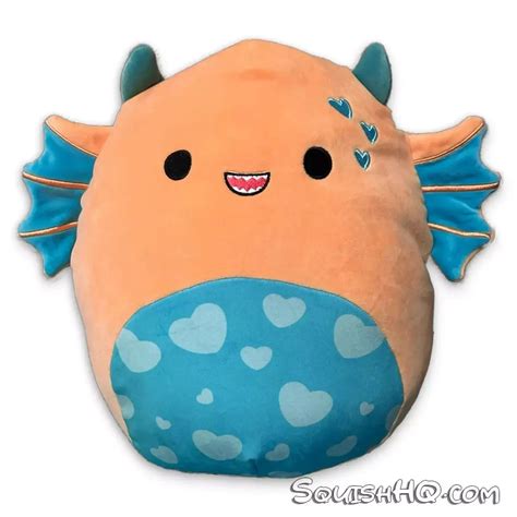 Squishmallow 14” Antjuan Orange Sea Monster New Valentine’s 2024