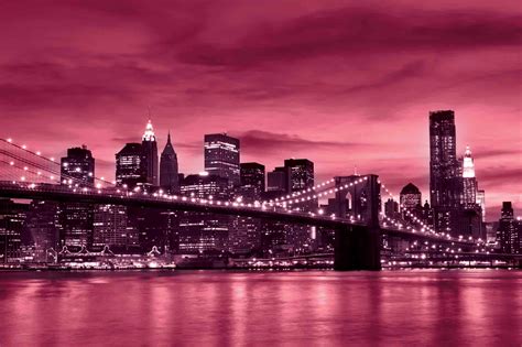 Pink Skyline Wallpapers - Top Free Pink Skyline Backgrounds ...