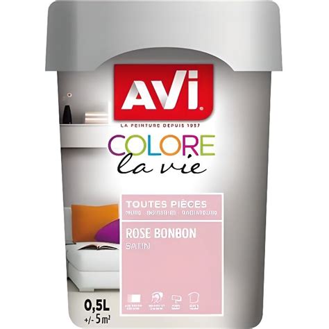 Avi Peinture Murale Toutes Pi Ces Rose Bonbon Satin L