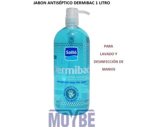 Jab N Desinfectante D Rmico Para Manos Dermibac Litro