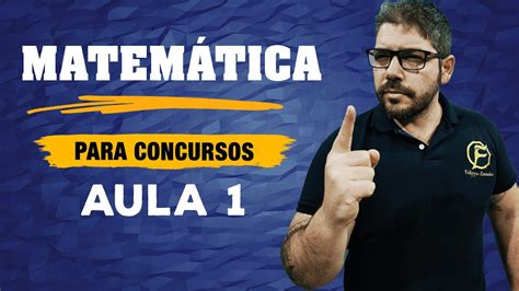 Matem Tica Para Concursos Aula Youtube