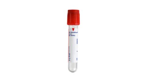 BD Vacutainer Serum Tubes With Hemogard Closure Red Paper Label Clot