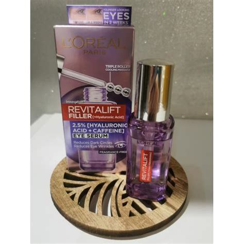 L Oreal Paris Revitalift Filler Serum Pod Oczy Z 2 5 Kwas