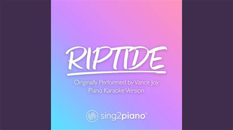 Riptide V2 Originally Performed By Vance Joy Youtube