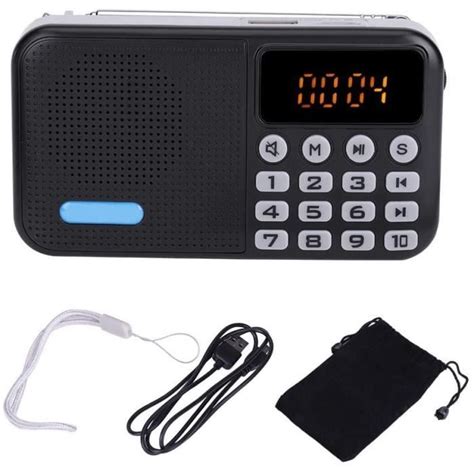 Radio numérique Portable Dab Dab FM Récepteur Bluetooth Pocket