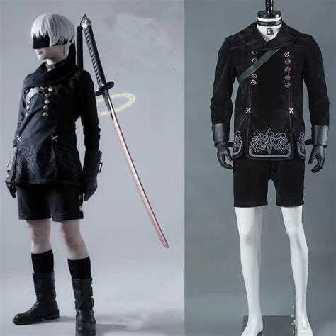 New Game Nier Automata Cosplay Costume YoRHa 9S Uniforms Outfit